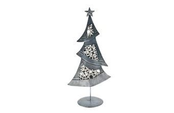 stromek plech 37cm - stříbrný 8885789