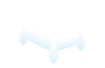 Ubrus bílo-světle modrý 120 cm x 180 cm papírový Amscan