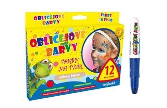 barvy na obličej modrá 6330529