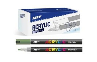 akrylový popisovač 4mm - zelený tmavý 6410830