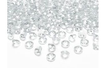 Diamanty průhledné 1,2cm 100ks