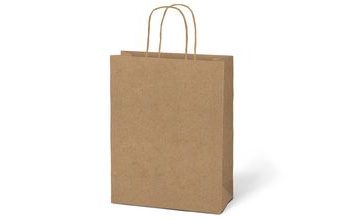 taška dárková T5 kraft 260x320x100 natur 5251228