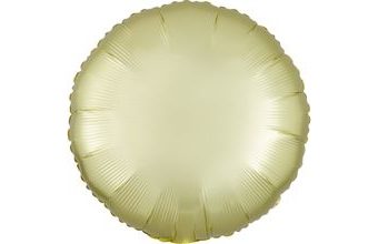 Balónek kruh satén žluto-zlatý
