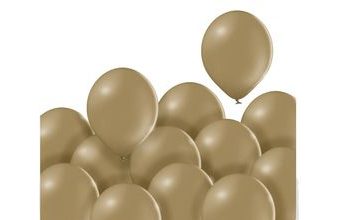 Balónky světle hnědé 150 - 100 kusů