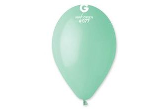 Balónky 100 ks ZELENÁ MÁTOVÁ - MINT - 26 cm pastelové