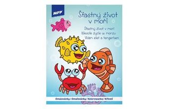 omalovánky A4 Šťastný život v moři 210x276mm/16 5301137