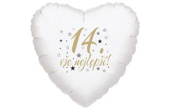 14.narozeniny balónek srdce