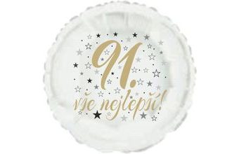 91. narozeniny balónek kruh