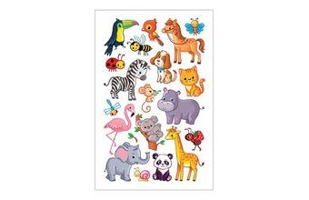 Tetovací obtisky 16007 8,5 x 13 cm, zvířátka