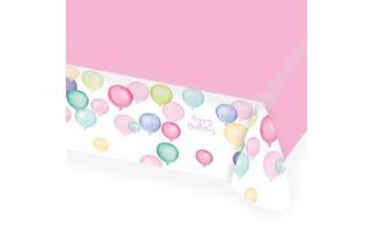 Ubrus narozeniny balónky 115 cm x 175 cm