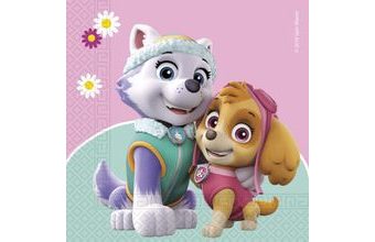 Tlapkova patrola ubrousky 20 ks, 33 cm x 33 cm