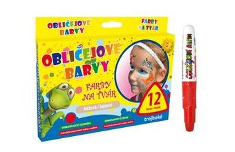 barvy na obličej červená 6330527