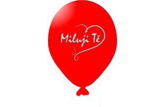 Miluji Tě balónek 5 ks