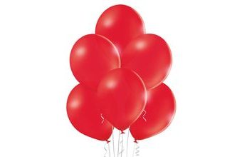 Balónek červený 001 - 10 kusů