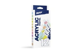 akrylové barvy set pastel+metal 12 x 12ml 6300392