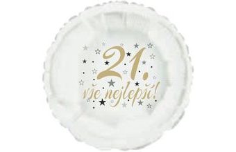21. narozeniny balónek kruh