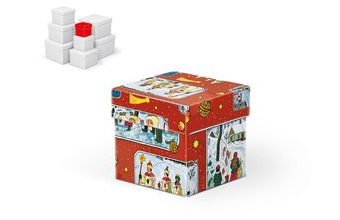 krabice dárková vánoční C-V005-AL 8x8x8cm 5370770