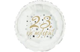 23. narozeniny balónek kruh