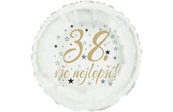 38. narozeniny balónek kruh