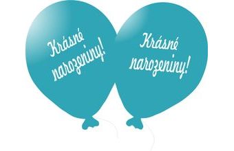 Balónek tyrkysový Krásné narozeniny!