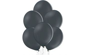 Balónky tmavě šedé 151 - 10 kusů