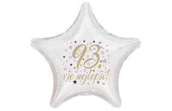 93. narozeniny balónek hvězda