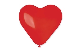 Balón Srdce červené 1 ks