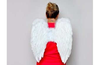 andělská křídla z peří 50x50cm 8885877