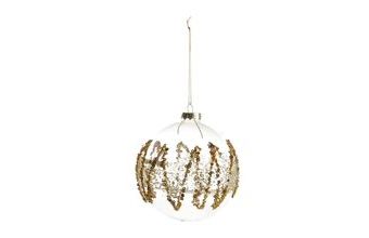 baňka skleněná zlatá 8cm 8886169