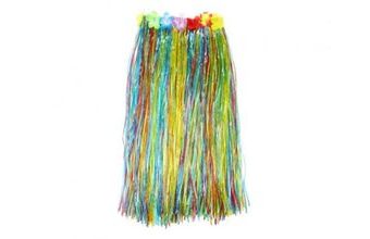 Havajská sukně dospělá 75 cm barevná - Hawaii