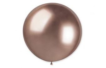 Balónek chromovaný 80 cm - lesklý růžovozlatý ( rosegold) 1KS