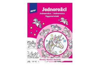 omalovánky antistresové Mandaly Jednorožci 210x276mm/24 5301145
