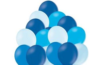 Mix modrých balónků 50 kusů