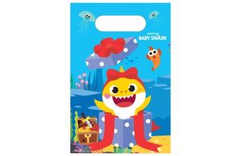 Baby Shark taška papírová 8 ks