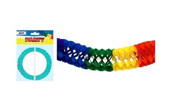 girlanda papír G03 barevná 4m (14,5 x 14,5 cm) 1041910