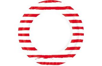 Papírové talíře 10 ks, bio Ø 22 cm