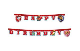 Girlanda narozeniny - Happy Birthday - Paw Patrol - Tlapková patrola - 200 cm