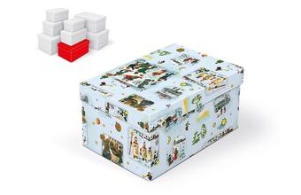 krabice dárková vánoční B-V005-EL 24x16x12cm 5370766