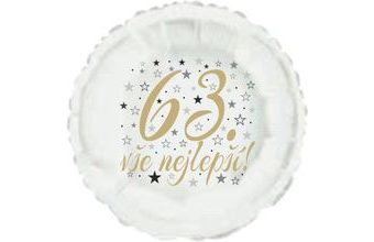 63. narozeniny balónek kruh