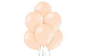 Balónky světle broskvové 453 - 10 kusů