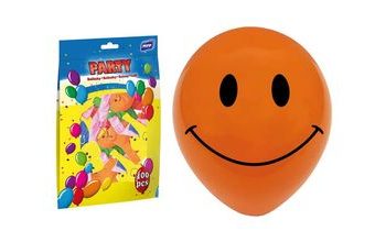 balónek nafukovací smile 23cm mix 8000107