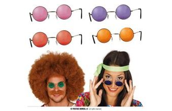 Párty brýle LENONKY - Hippies - Hipík - 4 druhy