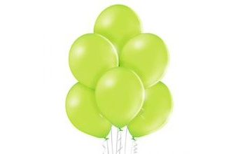 Balónky světlezelené 008 - 10 kusů