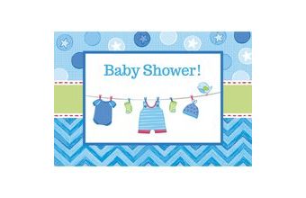 Baby Shower pozvánky 8 ks