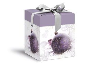 krabička dárková vánoční 12x12x15cm 5370607