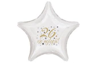26. narozeniny balónek hvězda