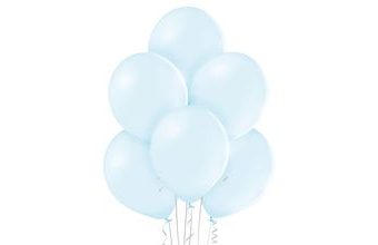 Balónky ledově modré 449 - 10 kusů