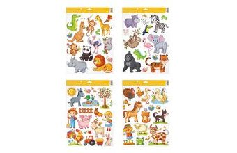 Okenní fólie 6879 30 x 42 cm, zvířátka