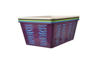 Košík plastový ZEBRA 36,4x25,x14,5 cm