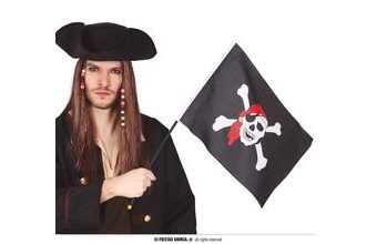 Vlajka pirátská - 42 x 30 cm